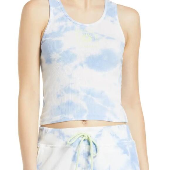 Daydreamer Ribbed Tank in Periwinkle Cloud Size XL - Picture 1 of 3